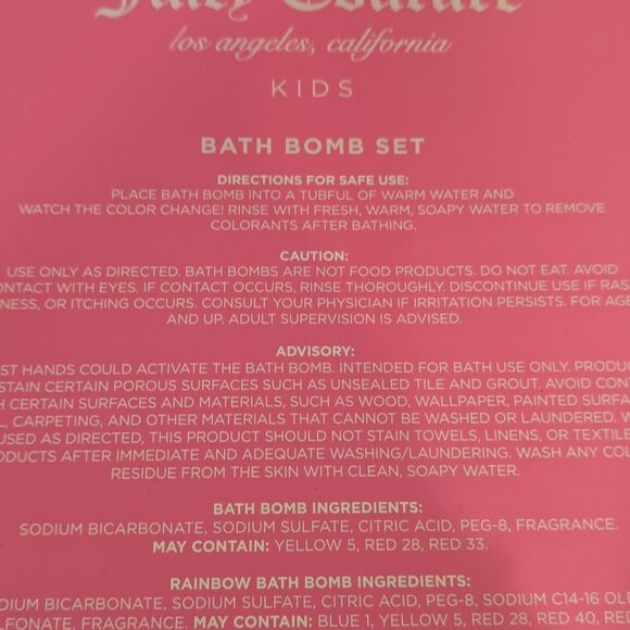 Juicy Couture Bow & Heart-Shaped Bath Bomb Set - Picture 5 of 5
